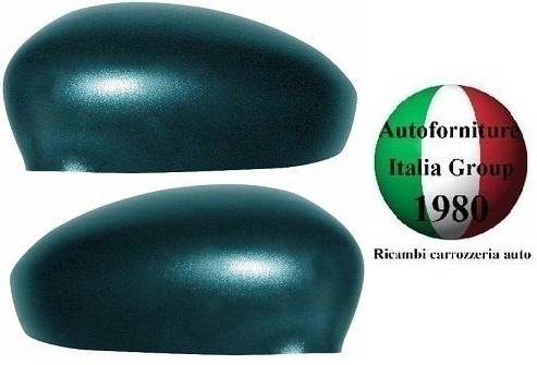 Coppia calotte nere - calotte, specchio
